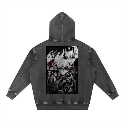 Cautious Moto Hoodie (Washed)